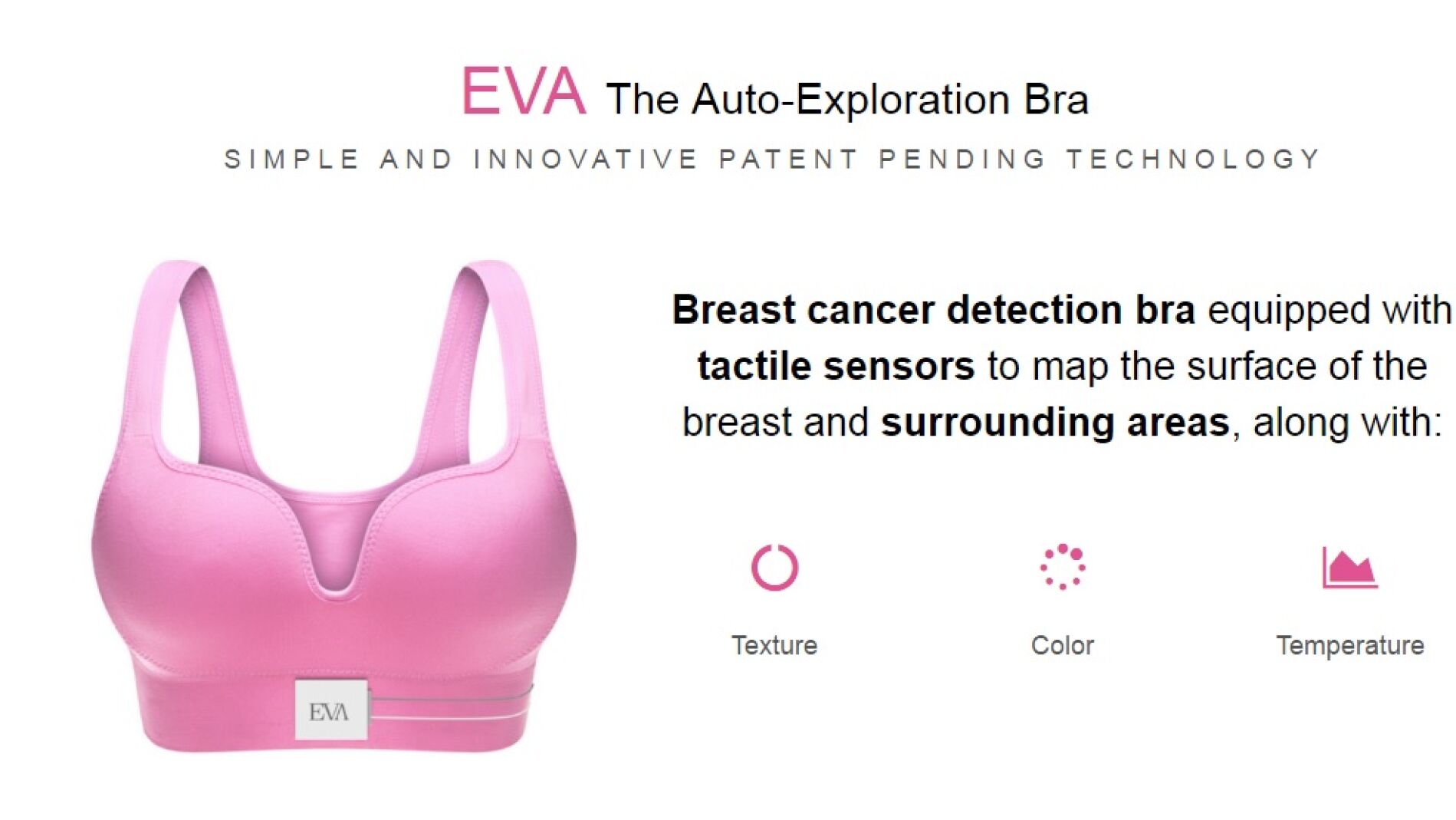 Sujeador de autoexploraci&oacute;n EVA