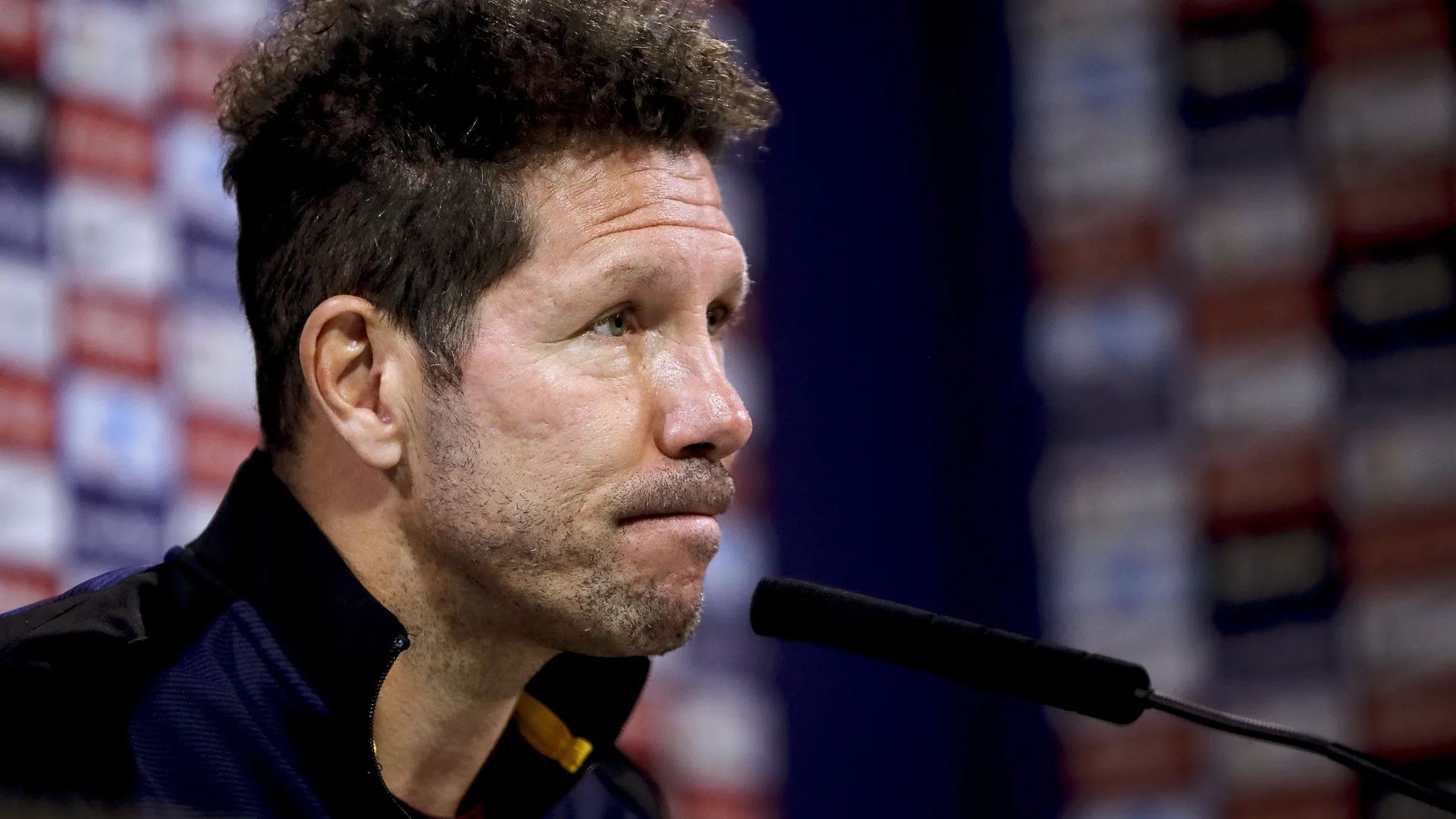 Simeone, en rueda de prensa Simeone, en rueda de prensa