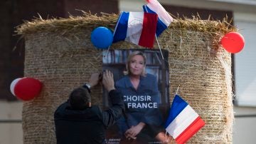 Cartel electoral de Marine Le Pen