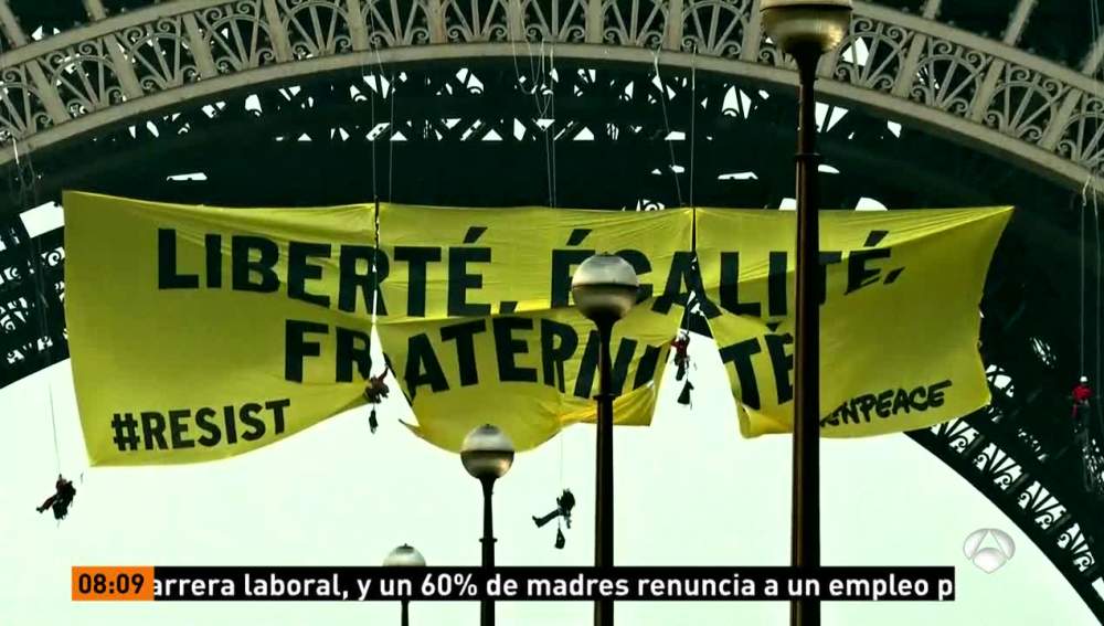 Pancarta Greenpeace
