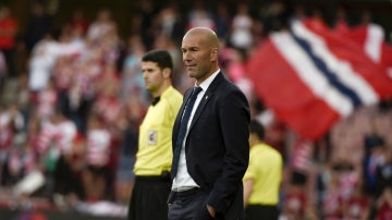 Zidane, en un partido 