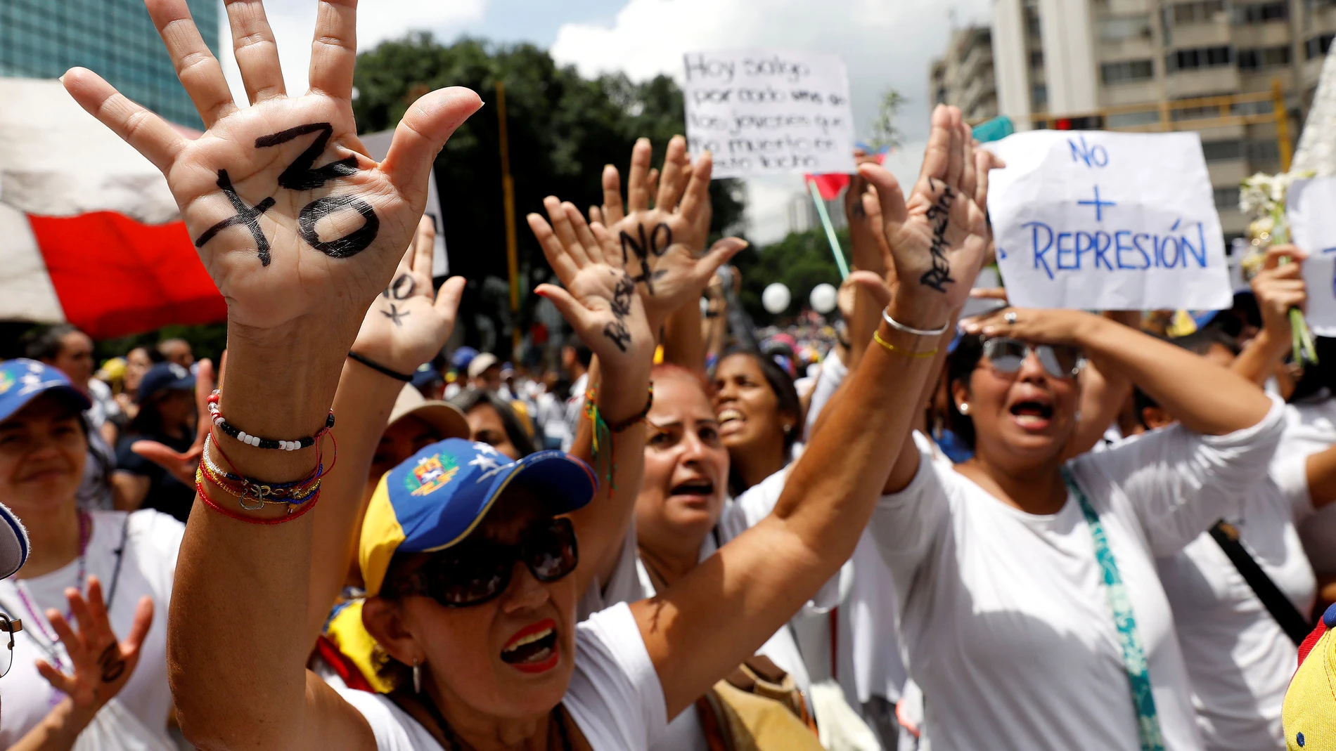 Protesta de mujeres en Venezuela Protesta de mujeres en Venezuela