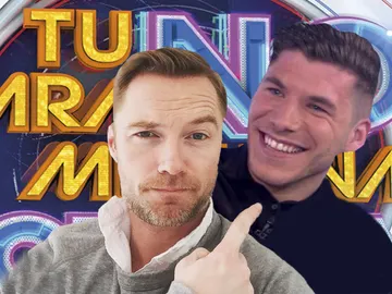 Ronan Keating y su imitador Ronan Keating y su imitador
