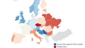 Mapa del racismo en Europa