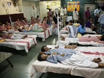 Las niñas hospitalizadas tras el escape de gas Las niñas hospitalizadas tras el escape de gas