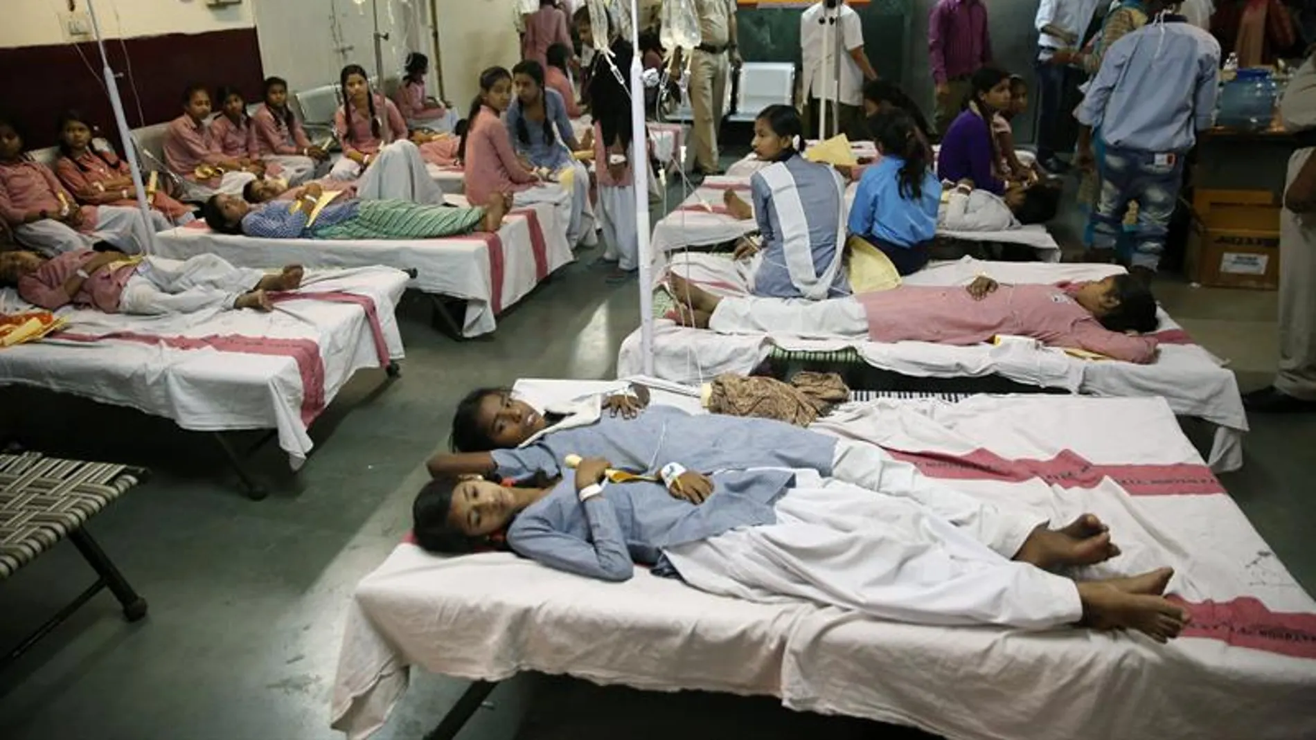 Las niñas hospitalizadas tras el escape de gas Las niñas hospitalizadas tras el escape de gas