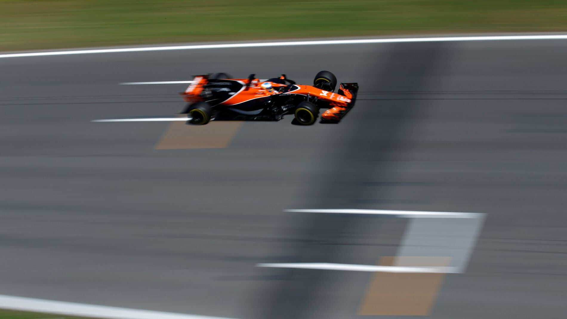 Fernando Alonso, rodando en el trazado de Montmel&oacute;