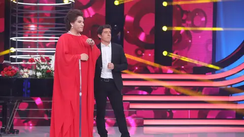 Mónica Naranjo se emociona con Adrián Quiles como María Callas Mónica Naranjo se emociona con Adrián Quiles como María Callas