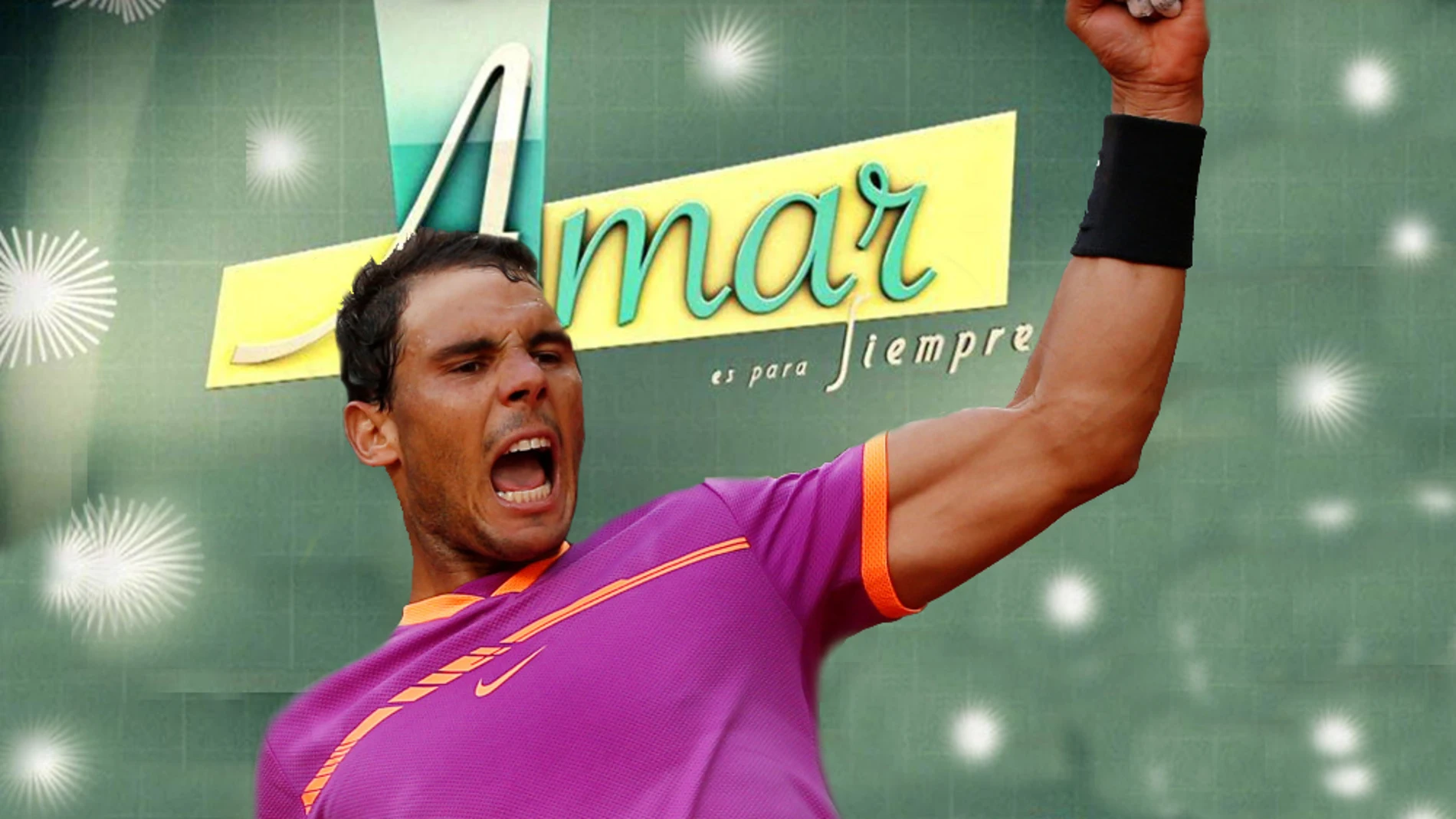 Los actores de 'Amar es para siempre' disfrutan de la victoria de Rafa Nadal en Mutua Madrid Open