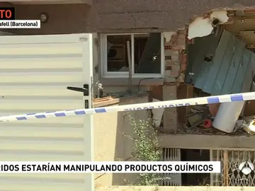Explosión en una casa Explosión en una casa
