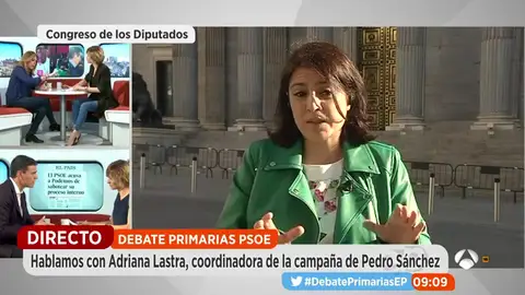 Adriana Lastra en Espejo Público Adriana Lastra en Espejo Público