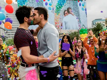 Miguel Ángel Silvestre, en Sense8 Miguel Ángel Silvestre, en Sense8