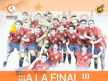 España, a la final del Europeo sub-17