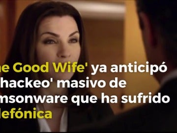 Frame 1.099028 de: 'The Good Wife' ya sufrió un 'hackeo' de ransomware como el de Telefónica