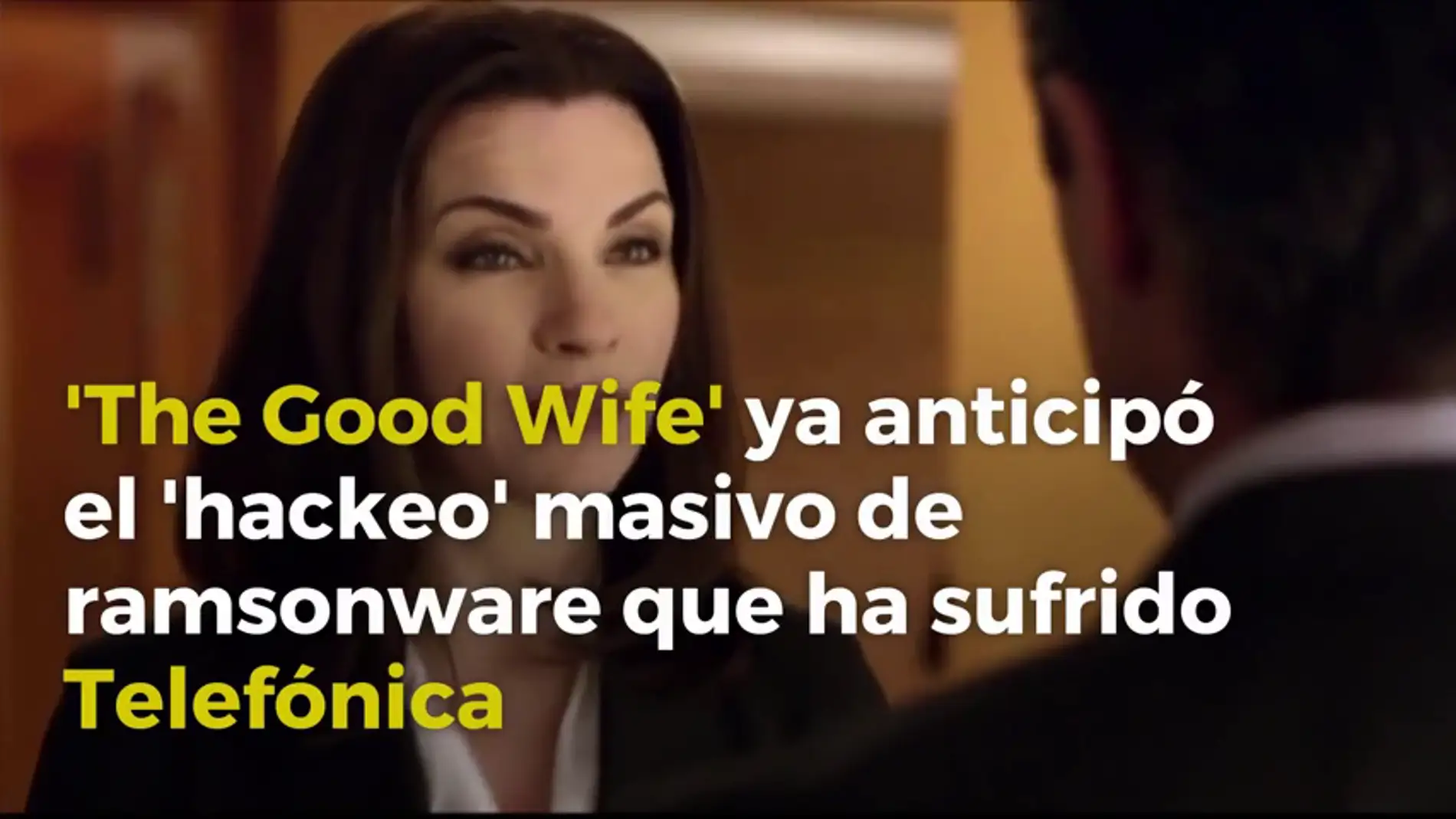Frame 1.099028 de: 'The Good Wife' ya sufrió un 'hackeo' de ransomware como el de Telefónica