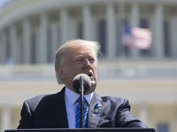 El presidente de los Estados Unidos, Donald Trump El presidente de los Estados Unidos, Donald Trump