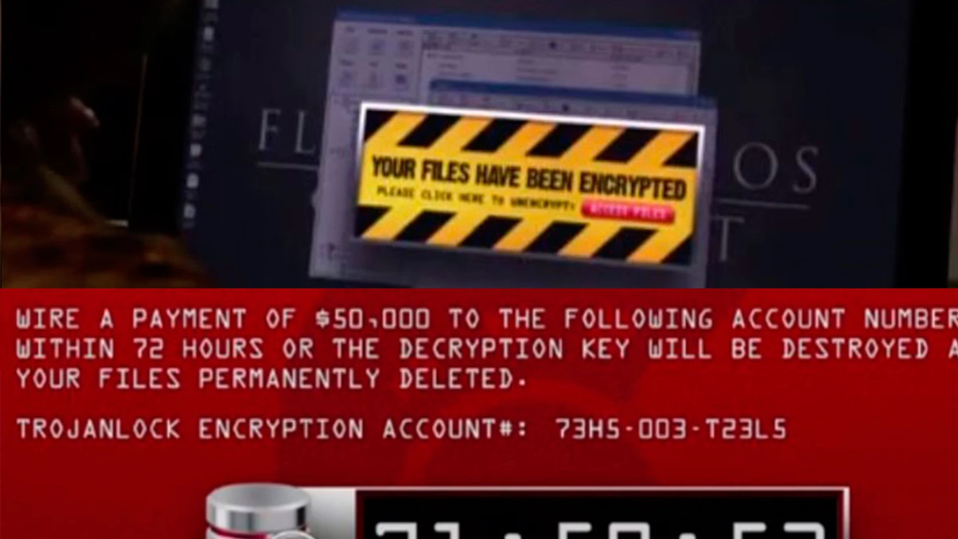 Ataque ransomware en 'The Good Wife' Ataque ransomware en 'The Good Wife'