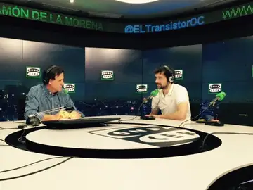 Sergio Llull con De la Morena en El Transistor. Sergio Llull con De la Morena en El Transistor.