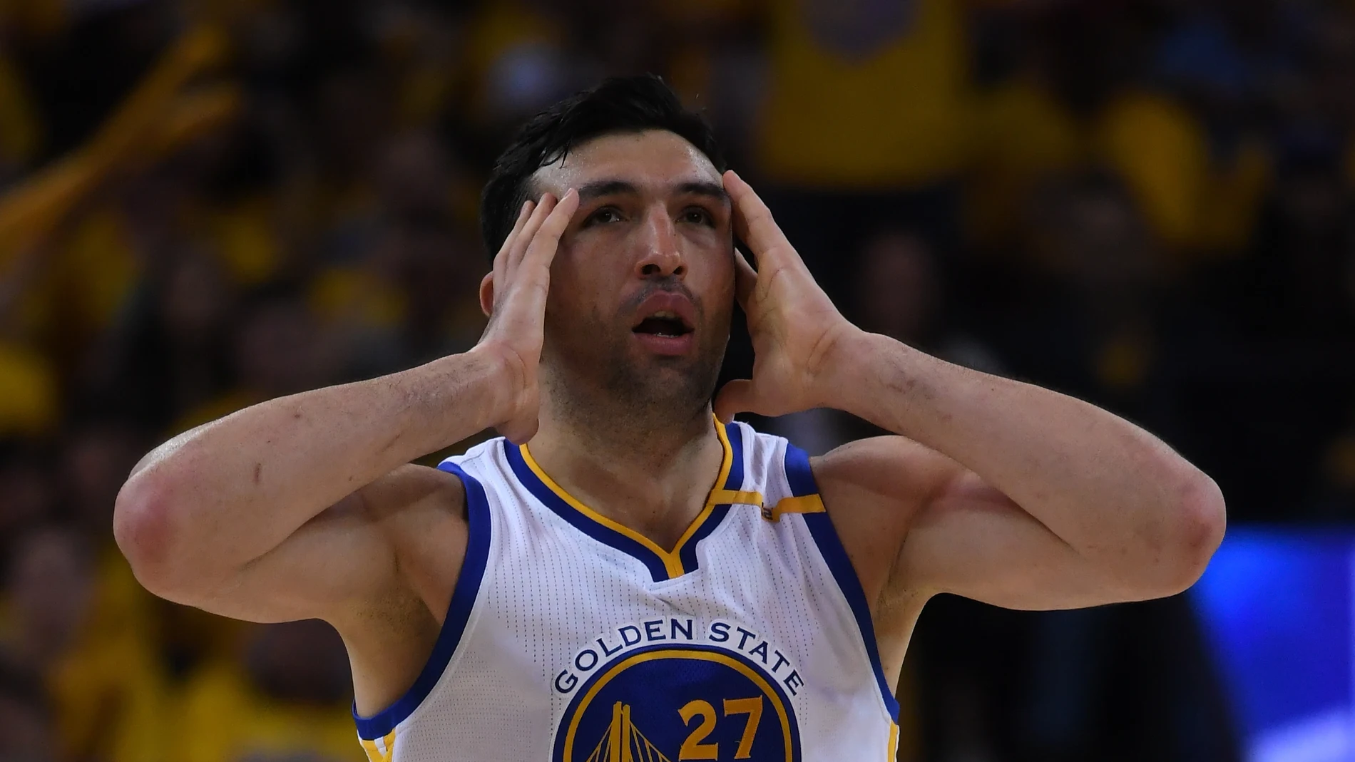 Zaza Pachulia, en el primer partido de la final del Oeste ante los Spurs Zaza Pachulia, en el primer partido de la final del Oeste ante los Spurs