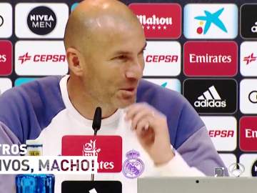 Zinedine Zidane, en rueda de prensa Zinedine Zidane, en rueda de prensa