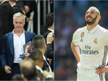 Karim Benzema y Deschamps Karim Benzema y Deschamps