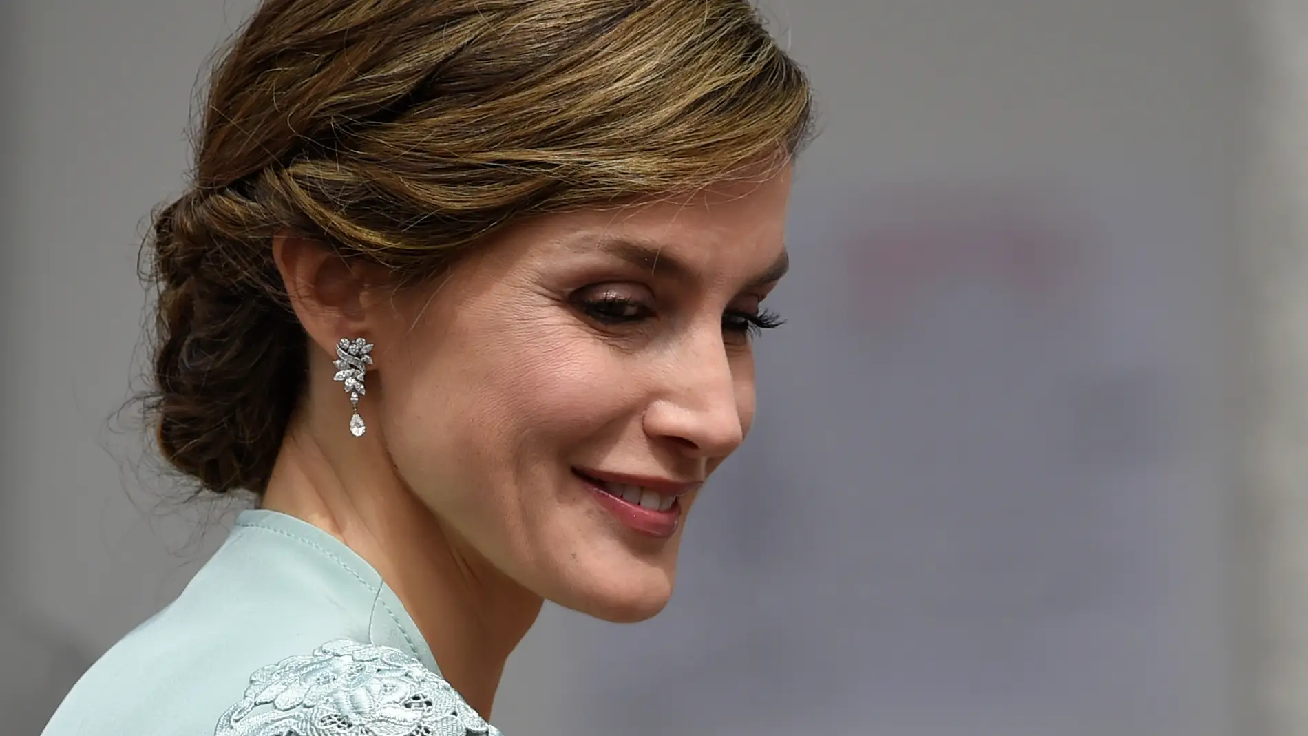 El look de la reina Letizia para la Primera Comunión de la infanta Sofía