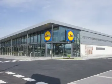 Imagen de un supermercado Lidl Imagen de un supermercado Lidl