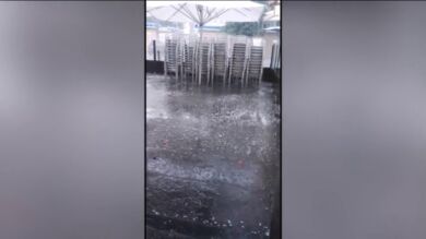 Fuertes granizadas sorprenden en Castilla La Mancha y veintidós provincias están en alerta por lluvias, tormentas y fuerte viento