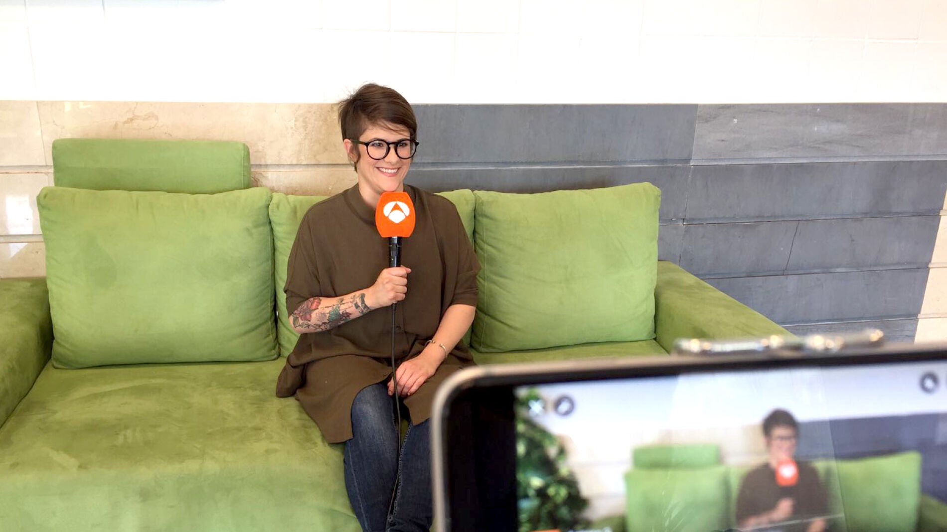 Rakel en el directo a trav&eacute;s de Facebook Live