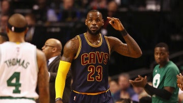 LeBron James, en el primera partido de la final del Este ante los Celtis