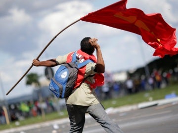 Protestas en Brasil contra Michel Temer