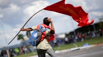 Protestas en Brasil contra Michel Temer