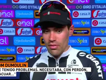 Tom Dumoulin, líder del Giro de Italia Tom Dumoulin, líder del Giro de Italia