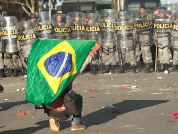 Manifestaciones en Brasil tras la crisis política desatada en el país Manifestaciones en Brasil tras la crisis política desatada en el país