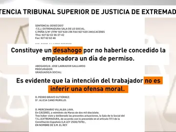 Frame 34.611726 de: Declarado improcedente el despido de un trabajador por insultar a su jefe en una red social Frame 34.611726 de: Declarado improcedente el despido de un trabajador por insultar a su jefe en una red social