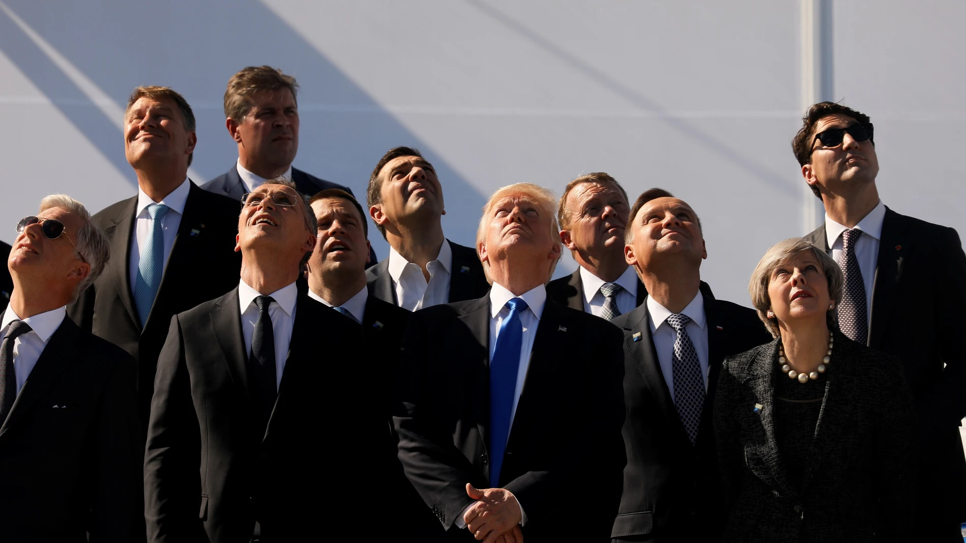Algunos de los líderes asistentes a la cumbre de la OTAN Algunos de los líderes asistentes a la cumbre de la OTAN