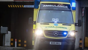 Una ambulancia de Reino Unido