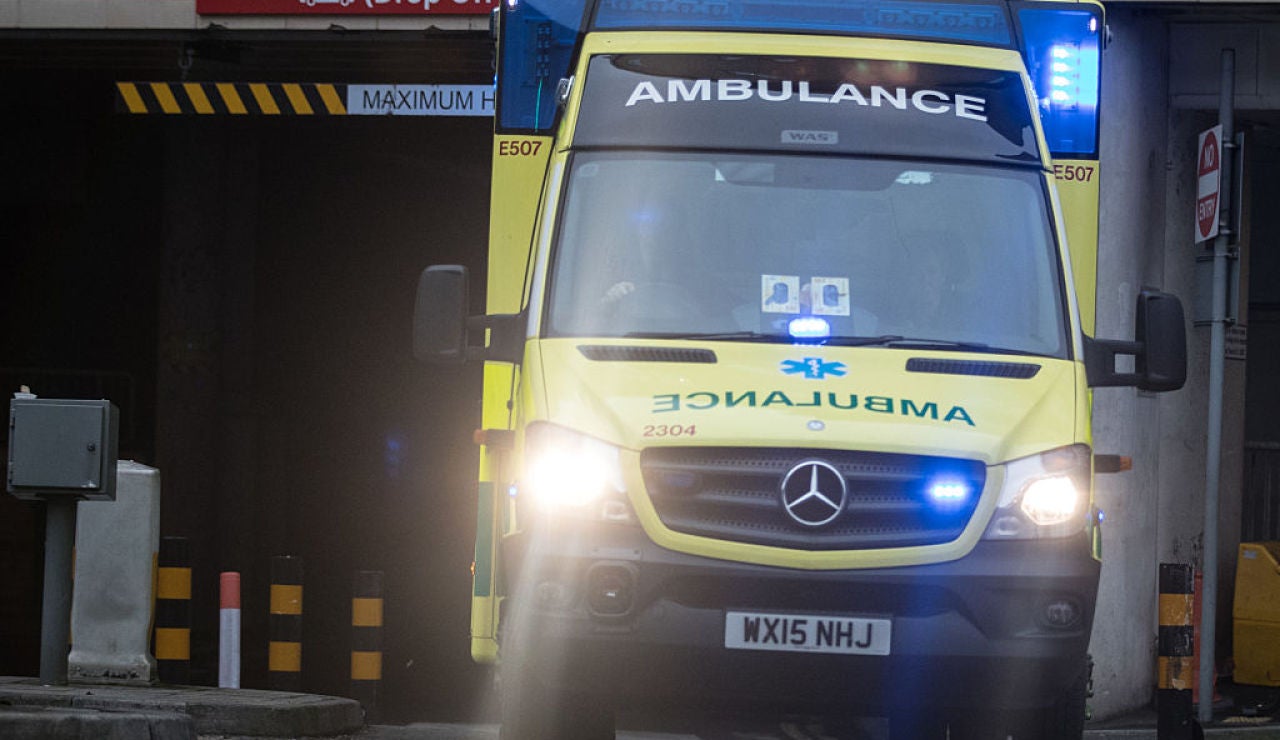 Una ambulancia de Reino Unido