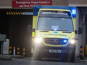 Una ambulancia de Reino Unido Una ambulancia de Reino Unido