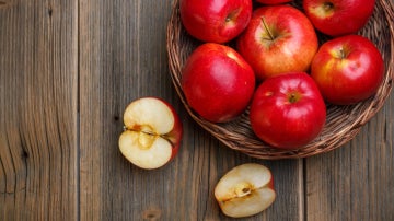 La manzana puede tomarse en cualquier momento del día