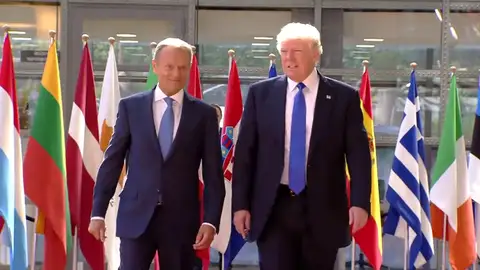 Frame 18.336113 de: Bruselas se blinda ante la llegada de Donald Trump para participar en la cumbre de la OTAN Frame 18.336113 de: Bruselas se blinda ante la llegada de Donald Trump para participar en la cumbre de la OTAN