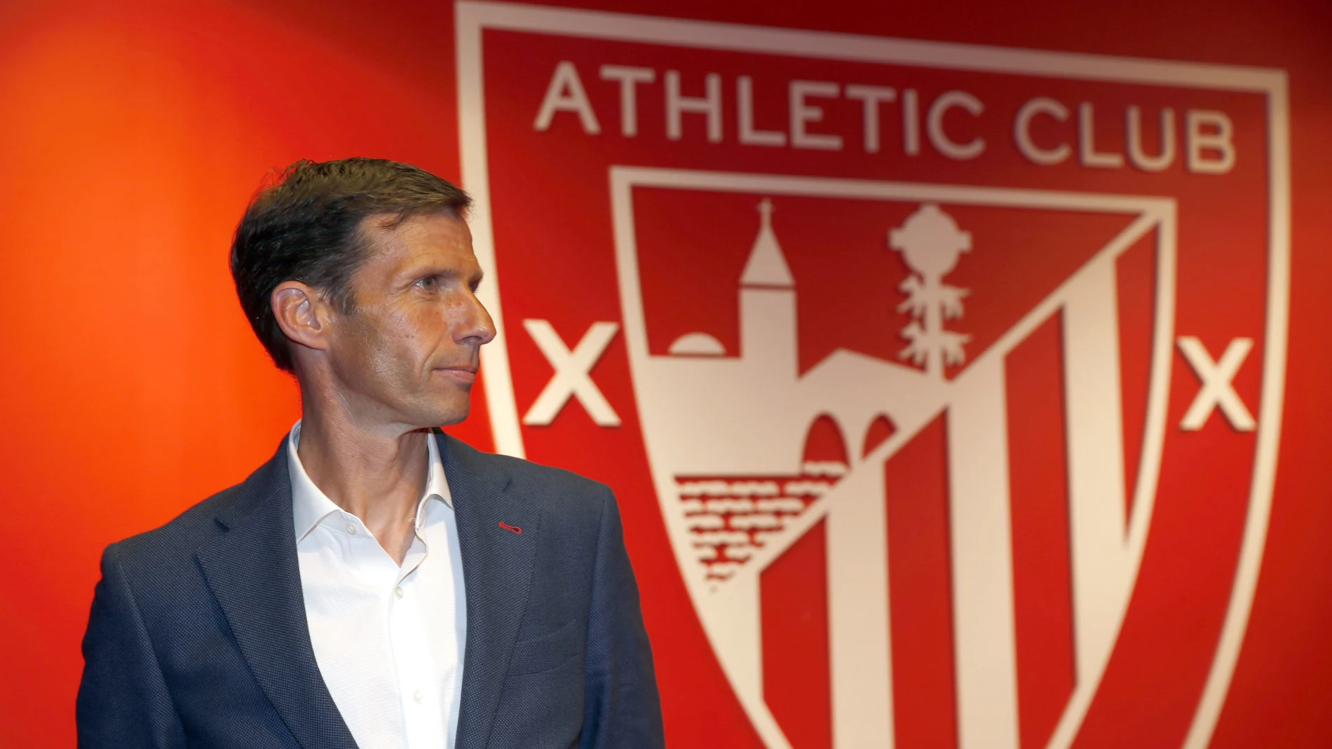 'Cuco' Ziganda, presentado con el Athletic 'Cuco' Ziganda, presentado con el Athletic