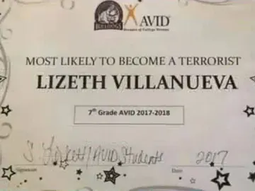 Diploma 'el más propenso a convertirse en terrorista' Diploma 'el más propenso a convertirse en terrorista'