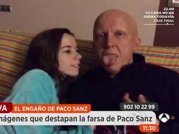 Paco Sanz y su exnovia Lucía. Paco Sanz y su exnovia Lucía.
