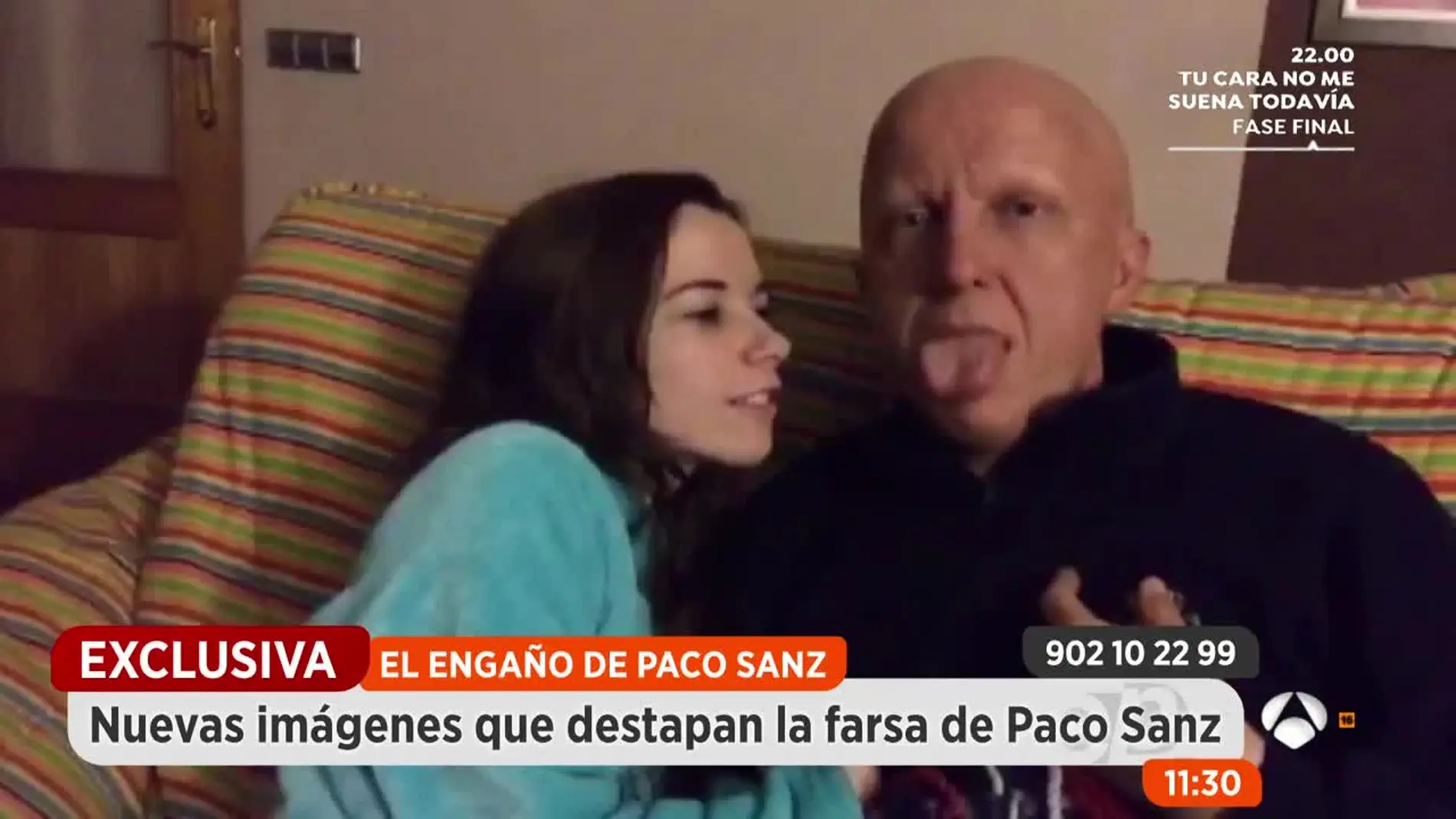 Paco Sanz y su exnovia Lucía.