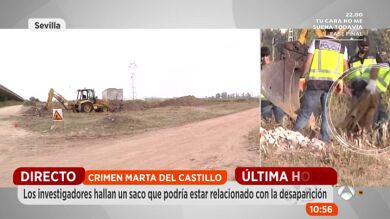 Los investigadores hallan un saco de tela que podría estar relacionado con la desaparición de Marta del Castillo