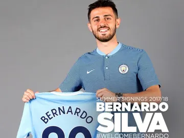 Bernardo Silva, nuevo jugador del Manchester City Bernardo Silva, nuevo jugador del Manchester City