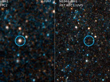 Una estrella en colapso renace como agujero negro Una estrella en colapso renace como agujero negro