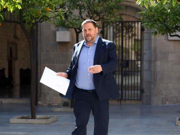 El exvicepresidente de la Generalitat, Oriol Junqueras