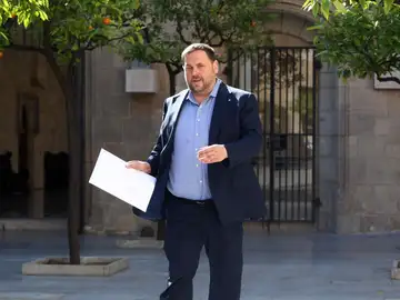 El exvicepresidente de la Generalitat, Oriol Junqueras El exvicepresidente de la Generalitat, Oriol Junqueras